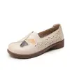 Nuevos Zapatos de Madre de Suela Blanda para Personas de Mediana Edad y Mayores Verano Transpirables Antideslizantes Calados Zapatos con Agujeros Sandalias Zapatos para la Tercera Edad Combinan con Todo