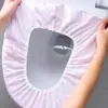 Almofada de Assento de Vaso Sanitário Descartável Impermeável de Não Tecido Espesso de Camada Dupla para Viagem Hotel Banheiro Assento de Vaso Sanitário Atacado