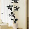 Plantas Verdes Simuladas, Árboles Falsos de Goma, Plantas Grandes en Maceta para Salas de Estar, Plantas Verdes Biónicas Grandes de Interior de Alta Gama, Plantas Decorativas para Oficina