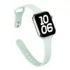 Pulseira de Silicone para Relógio Compatível com Apple iWatch Fivela Invertida S11 Cintura Fina Clássico S10 Modelo Fino 987 Cor Sólida