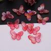 Chapado AB colorido mariposa colorida DIY hecho a mano pegamento de crema funda de teléfono pasador material epoxi Accesorios Venta al por mayor
