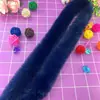 Atacado de Fábrica Tiras de Pele Sintética Acessórios para Vestuário Renda Hanfu Tiras de Pele de Coelho Rex Imitação Pele de Coelho Azul Renda Verde