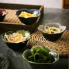 Cuenco de Flores Cerámico, Vajilla para Fondue de Nueve Compartimentos, Cuenco Cerámico para Snacks Horneado en Horno, Cuenco para Salsa para Dipear, Cuenco para Mascarilla Facial, Vajilla Cerámica