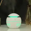 Humidificador creativo con veta de madera, carga USB, humidificador de aromaterapia para el hogar, purificador de aire para coche, hueco, luz nocturna colorida