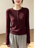 Camiseta base de cuello semiabierto para mujer, nuevo estilo coreano, diseño otoño/invierno, versátil y elegante, top ajustado de manga larga cepillada otoño/invierno