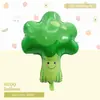 Nuevos Globos de Papel de Aluminio de Piña, Sandía y Fresa con Dibujos Animados para Fiestas Transfronterizas de Verduras y Frutas, Decoración de Cumpleaños, Lindos Productos Nuevos
