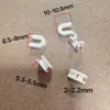 Máquina de Combinación de Hilo, Máquina de Cardado de Lana, Detector de Hilo, Cortador de Hilo, Gancho de Cerámica de Óxido de Aluminio para Hilo, Accesorios de Corte, Gancho Guía de Hilo, Precio por 10 Piezas