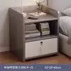 Mesa de cabeceira cuidadosamente selecionada, uso doméstico simples, adequada para quarto, quarto de aluguel simples, armário de cabeceira, prateleira de armazenamento, pequeno armário de armazenamento