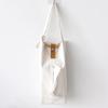 Cubierta de Pañuelos con Cordón Colgante Escandinavo para Coche Tela de Algodón y Lino Caja de Pañuelos para Coche Baño Hogar Bolsa de Pared