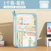Bolsa para Documentos en Forma de L Clasificación por Materia Tipo Cremallera Transparente Bolso Especial para Estudiantes de Primaria y Secundaria Gran Capacidad Malla
