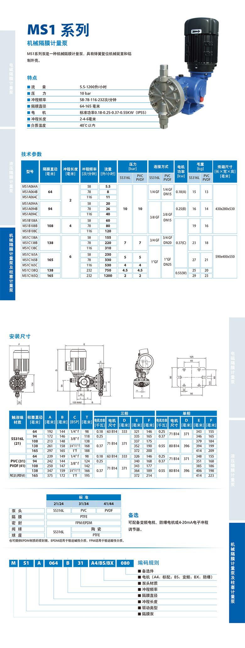 SEKO机械泵MS1C138