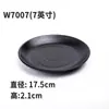 Melamina negra vajilla plato de plástico imitación plato de porcelana plato para platos fríos plato para olla caliente de barbacoa plato de tienda de barbacoa comercial