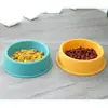 Tigela única para pet com acabamento fosco, tigela para gato multi-tamanho, tigela para ração de cachorro, tigela para pet de cor única