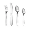 Cuchillo y Tenedor Cuchara de Acero Inoxidable 304 para Niños Vajilla Occidental Regalo de Cumpleaños Infantil Transfronterizo juego de Cuchara Tenedor tamaño pequeño
