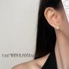 Pendientes de Perla de Vidrio Retro Franceses Vintage de Alta Calidad Lujo Accesible Pendientes de Gama Alta Pendientes Elegantes de Lujo Accesible para Mujer