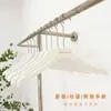 Cabides Acrílicos Antiderrapantes Atacado para Roupas Infantis e Adultas para Lojas de Roupas, Prendedores Plásticos Brancos Puros para Calças