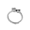 Anillo Abierto Ajustable de Pixiu de la Suerte con Personalidad Creativa, Estilo Versátil, Moda de Alta Gama, Diseño Minimalista, Anillo de Nicho