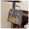 Mochila Transfronteriza Moda para Mujer Diseño Nicho Casual Mochila Escolar para Estudiante de Aspecto Elevado Ligera para Viaje