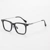 Gafas Cuadradas Retro de Acetato de Alta Calidad con Montura Grande, Hechas de Titanio Puro, Ultraligeras, Se Pueden Adaptar Lentes de Alta Graduación, Modelo Md8151