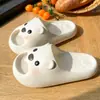 Pantuflas Lindas para Mujer Verano Nuevo Castor Pequeño Hogar Interior Dormitorio EVA Antideslizante Suela Gruesa Sandalias para Usar al Aire Libre Mujer