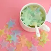 Pegatina Luminosa de Estrella de Color Habitación Infantil Techo Corazón de Niña Autoadhesiva Pladur 3D Decorativo Fluorescente Estéreo Pegatina de Pared