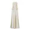 Comercio Exterior Transfronterizo Ropa de Mujer 2026 Nuevo Estilo Europeo y Americano Elegante y a la Moda Vestido Midi Halter 2070100