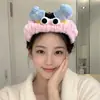 2026 nova tiara elegante e versátil para mulheres, tiara de pelúcia estilo coreano outono e inverno, presilha de cabelo de pelúcia fofa, tiara para maquiagem