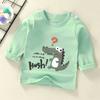 Camiseta de manga larga para niños, camiseta interior, algodón puro, primavera, bebé, nuevos tops para niños, ropa para bebés niñas, ropa para niños, camiseta
