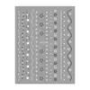 Novos Adesivos de Unha 3D Planos Populares da Redanco com Listra Dourada e Desenhos de Estrela Acessórios de Decoração de Unhas Dh-1099