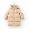 Pato Amarillo productos genuinos Chaqueta Acolchada de Algodón para Niños de Longitud Media Niños y Niñas Tallas Pequeñas y Medianas Bebé Chaqueta Acolchada de Algodón Engrosada de Invierno con Capucha
