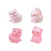 Micro-Paisagem Porquinho Fofo Luminoso Cheio Fofo Boneca Decoração DIY Acessórios Mini Enfeites de Mesa