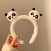 Varias Diademas Lindas de Oso Panda de Dibujos Animados, Bolas Trenzadas de Pekín, Corazones Redondos, Accesorios para el Cabello de Juego para Niñas, Estilos de Orejas