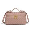 Moda Europea y Americana Transfronteriza Nuevo Clásico Bolso Tejido a Mano Bolso Caja Portátil de Moda para Mujer Bolso Cosmético Bolso Tofu