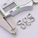 DIY饰品配件 项链吊坠链接扣 不锈钢复古花纹瓜子扣 永不退色