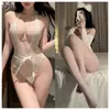 Comercio Exterior Ropa Interior Sexy Mono con Cuello con Cordones Pijama de Tentación Sexy Uniforme de Tentación con Perspectiva de Entrepierna Abierta para Mujer