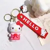 Llavero Creativo Sanrio Cuna Serie Kuromi Muñeca Linda Máquina de Regalo Llavero para Hombres y Mujeres