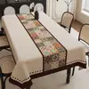 Mantel estilo americano, impermeable y a prueba de aceite, fácil de limpiar, crea una atmósfera elegante, sensación lujosa y de alta gama, mantel rectangular para mesa de centro, modelo nuevo