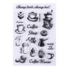 Sello de silicona transparente Jingxiu icono retro sello de diario de oficina material de decoración para álbum de fotos DIY tarjeta cuenta manual