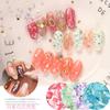Arte de Uñas Esmalte de Uñas Accesorios Al Por Mayor Estilo Japonés Natural Abalón Grande Decoraciones para Uñas Piezas de Concha Efecto de Luz de Cristal