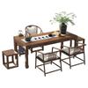 Nova mesa de chá e cadeira de madeira maciça estilo chinês estilo zen sala de chá criativa mesa de chá de arte mesa de reunião de escritório mesa de chá grande mesa de chá
