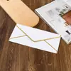 Envelopes de Negócios Estilo Ocidental Nº 10 Mais Vendidos na Amazon Transfronteiriços com Bordas Douradas de Alto Padrão e Designs Coloridos Vintage para Presente
