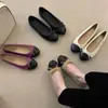 Zapatos Planos de Mujer Estilo Chanel Suaves y Femeninos Zapatos Individuales Mujer 2026 Nueva Llegada Primavera Boca Baja Slip-on Zapatos de Ballet Wanwan