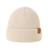 Comercio electrónico transfronterizo en stock más vendido para niños y adultos, tejido, cálido, grueso, Amazon, multicolor, doble capa, alta elasticidad, gorro de invierno