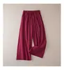 Fábrica de Origen2025 Nuevos Pantalones Anchos Sueltos de Algodón y Lino para Mujer, Estilo Vintage, Pantalones de Caída, Pantalones Casuales de Verano