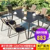 Wg6Q Mesa y Sillas de Exterior con Sombrilla Silla de Ratán Juego de Tres Piezas Silla de Exterior Mesa al Aire Libre Balcón de Ocio Protección Solar Impermeable Patio