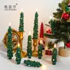 Árvore de Natal de Desenho Animado Mais Vendida na Amazon Poste de Cera Controle Remoto de 10 Teclas Poste de Pinheiro Cera Vela Digital LED Luz de Vela Halloween
