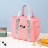 Lonchera Portátil Bolsa Térmica con Papel de Aluminio Engrosado, Lonchera de Gran Capacidad para Oficinistas y Estudiantes, Bolsa para Llevar Comidas Diarias, Bolsa Bento Impermeable