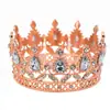 Decoración de Pastel de Cumpleaños Transfronteriza Corona Corona de Aleación con Pedrería para Niños Accesorios Adornos Tocado Accesorios para el Cabello Adornos de Flores