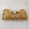 Válvula de Retenção Silenciosa com Flange H42W-16T Totalmente em Cobre Válvula de Retenção Silenciadora Vertical de Latão 317 Taiwan 318 Válvula de Retorno Único