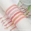 Set de Pulseras de Cuerda Trenzada Multicolor, Estilo Sencillo, Joyería de Mano Unisex, Joyería Moderna y Versátil, Venta Caliente al por Mayor